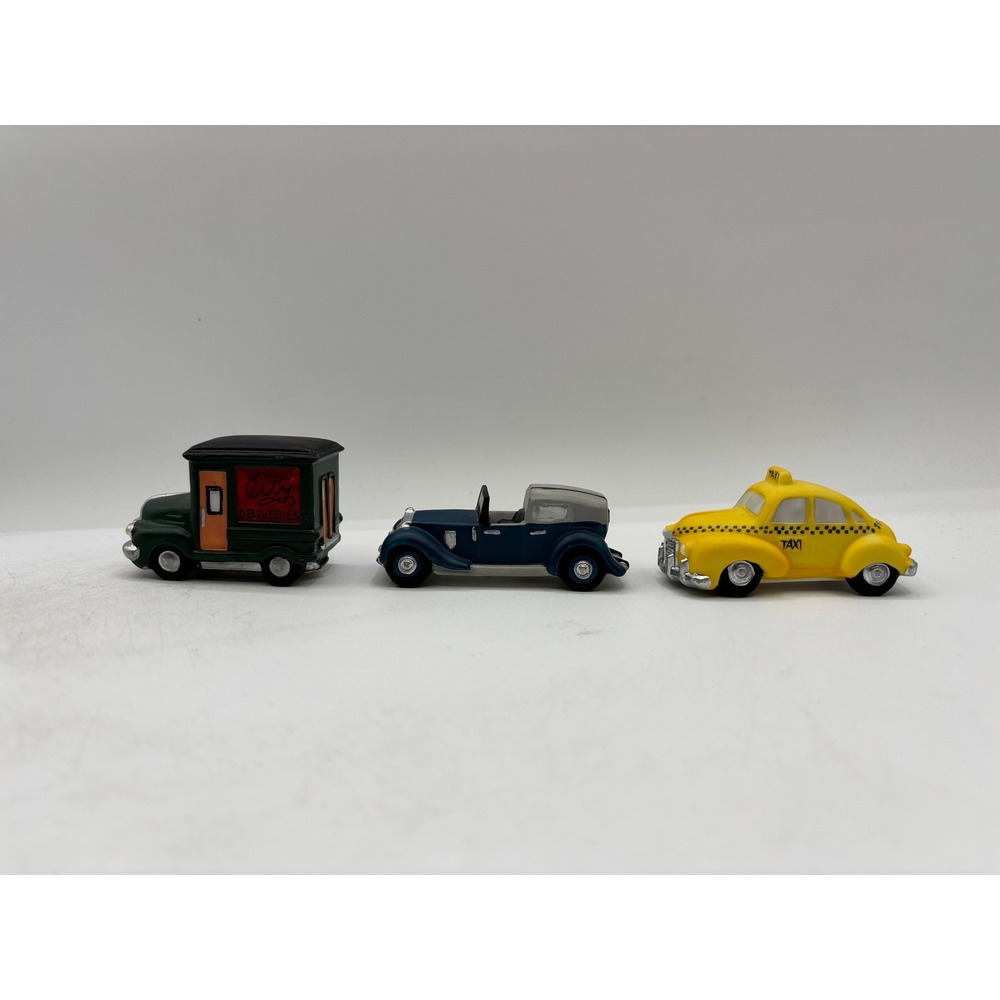 Department 56 1987 Vintage Heritage Village Auto Accessories Set of 3 5964-1 EUC